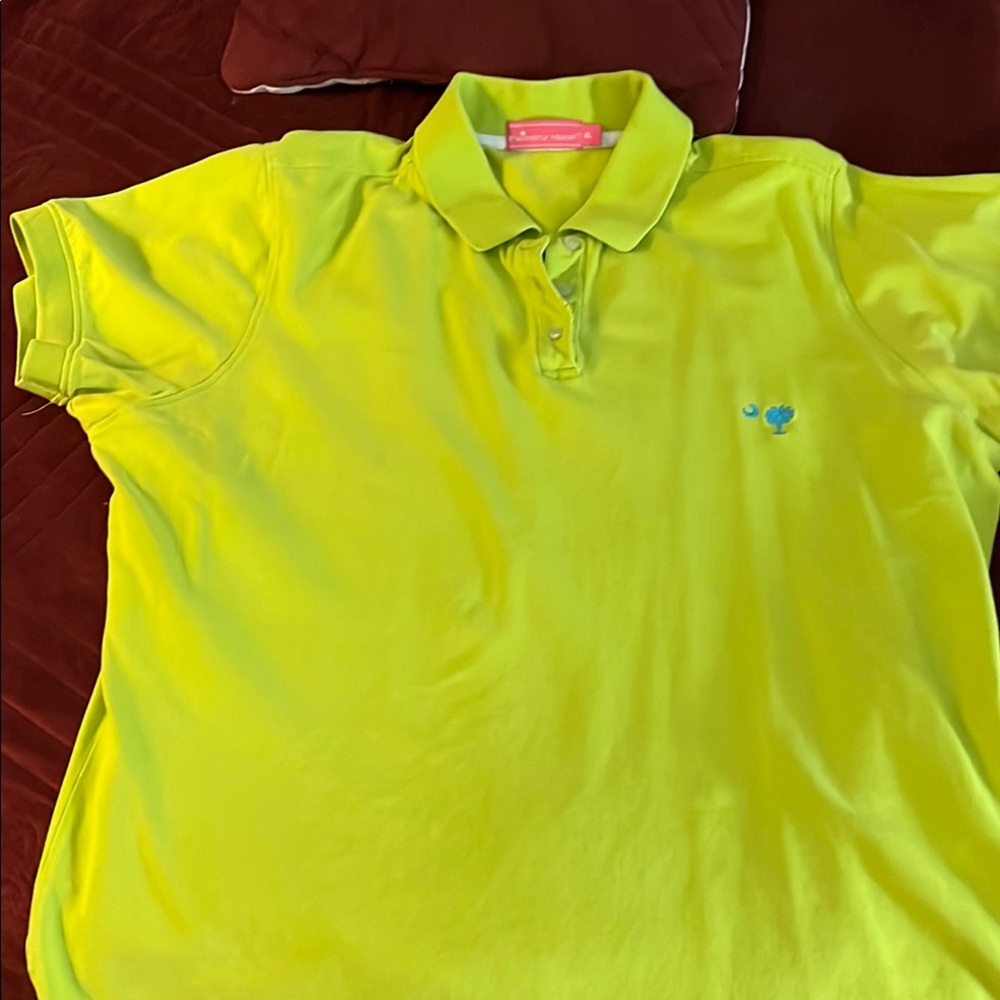 Palmetto Moon Lime Green Top